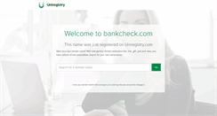 Desktop Screenshot of bankcheck.com